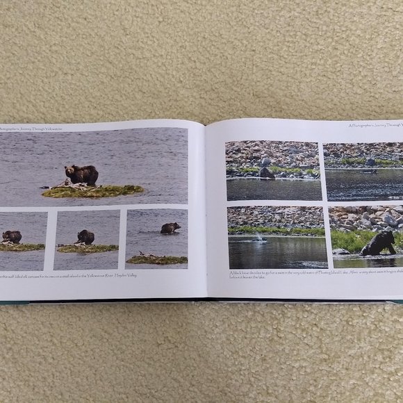 Yellowstone national park photography book coffee table book NWT - Picture 3 of 4